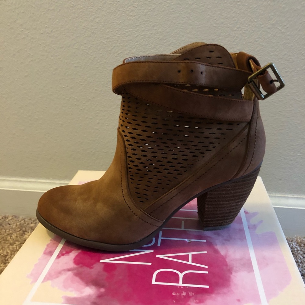 Brown ankle boots